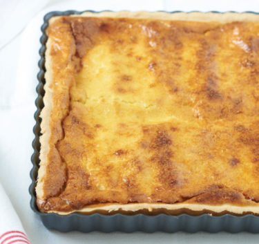 Tarte au Pont-l'Évêque et calvados Magimix.