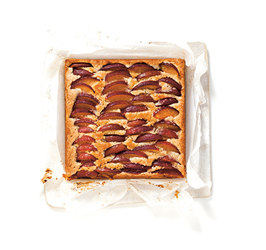 Gâteau aux prunes et à la cardamome Magimix.