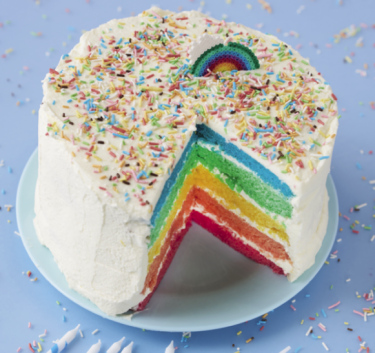 Rainbow cake Magimix.