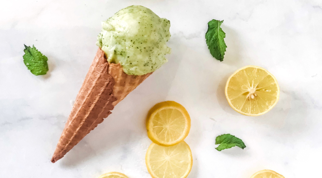 Glace menthe-citron