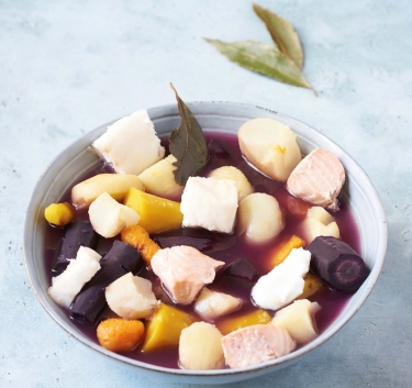Pot-au-feu de poisson Magimix.