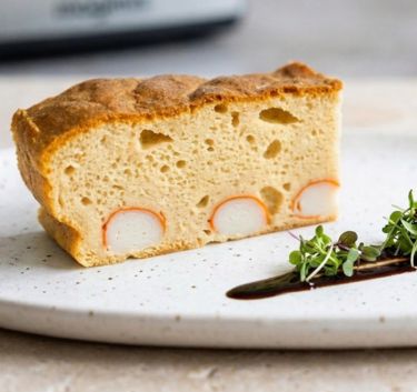 Cake au surimi et aux herbes Magimix.