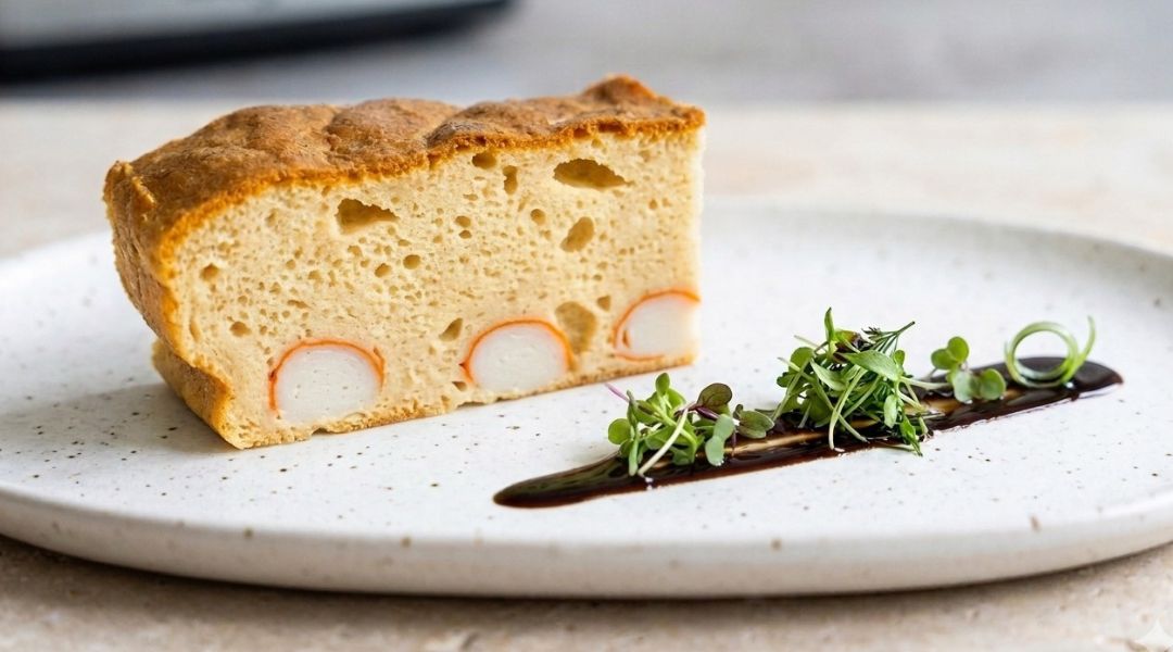 Cake au surimi et aux herbes