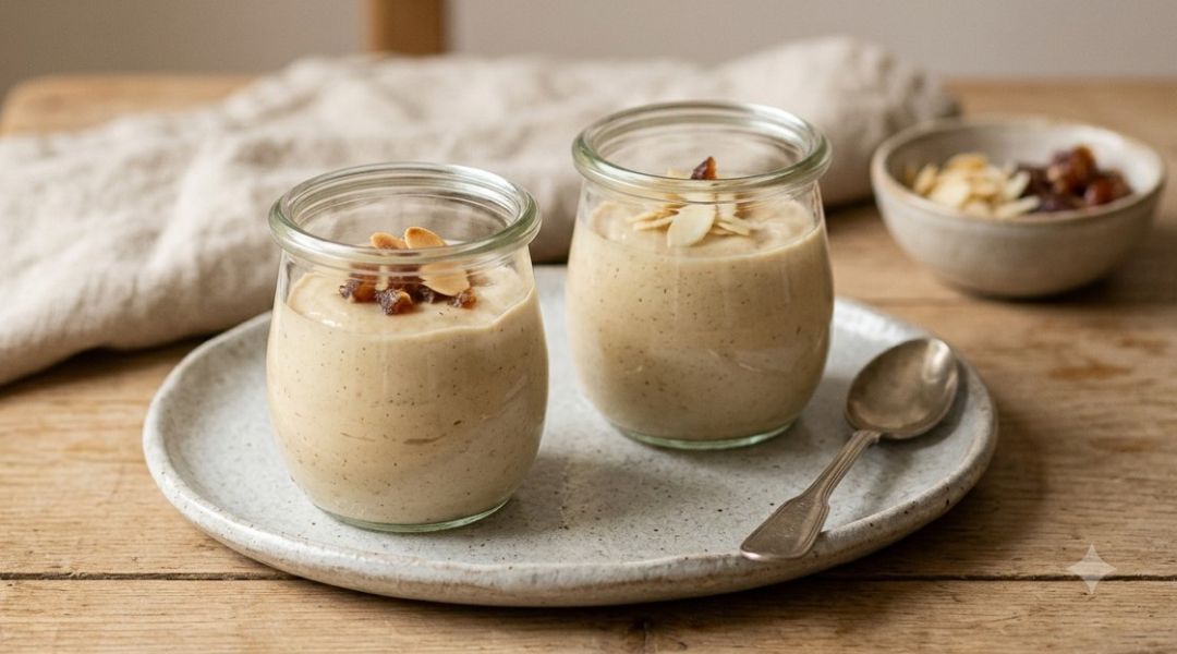 Crème amande et dattes