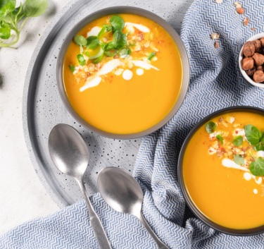 Velouté de butternut aux morilles Magimix.