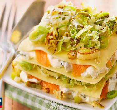 Lasagnes au saumon fumé Magimix.
