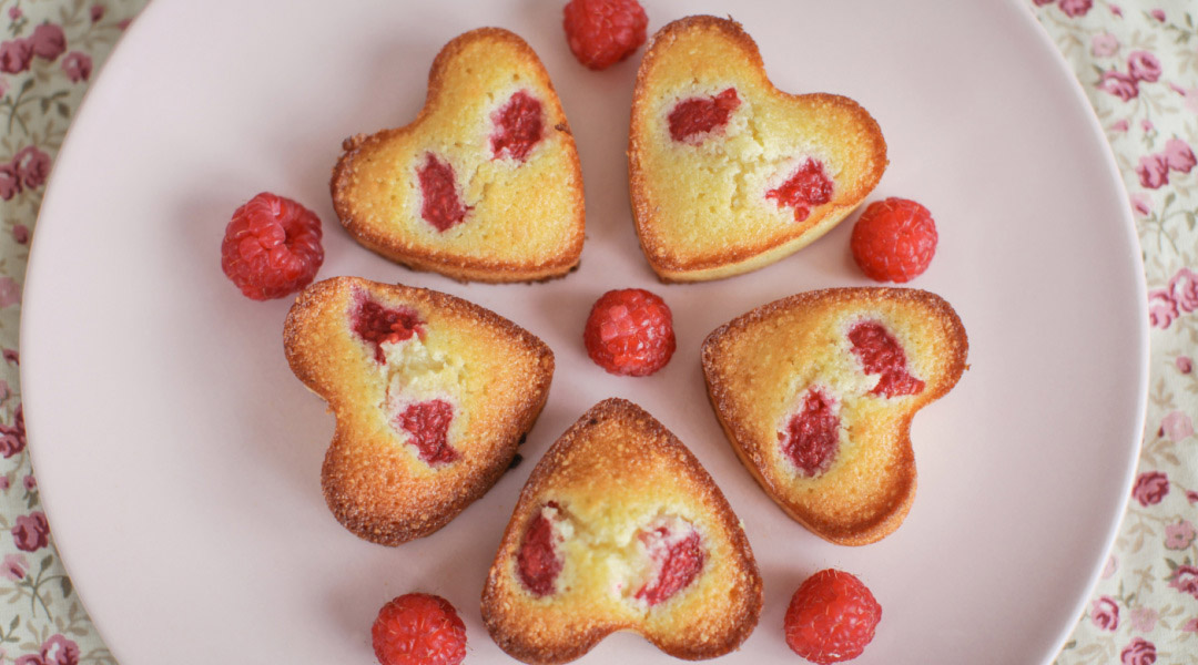 Financiers à la framboise
