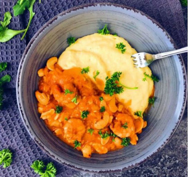 Curry de Crevettes aux noix de cajou Magimix.