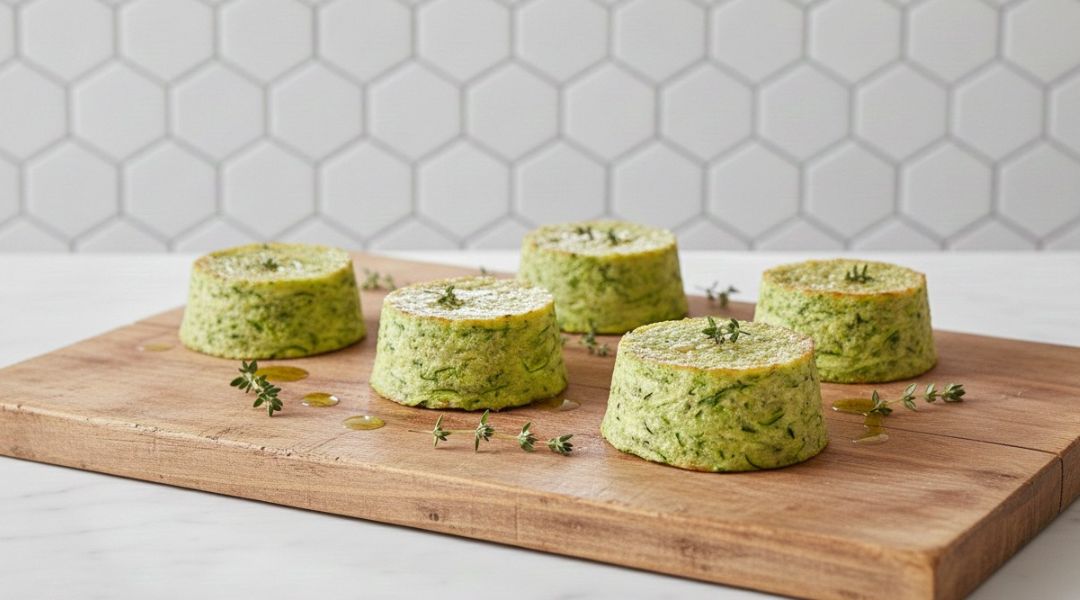 Flans de courgettes au parmesan