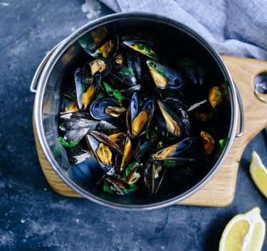 Mussels Marinière Magimix.