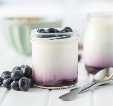 Blueberry yoghurt Magimix.
