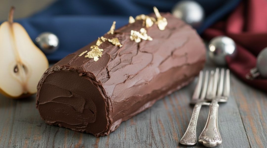 Bûche poire et chocolat