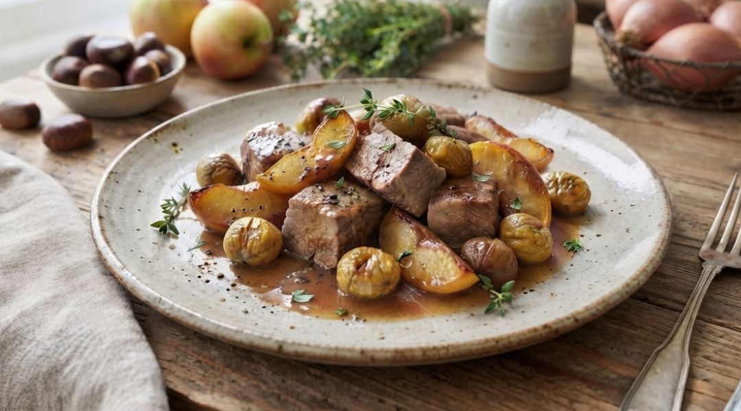 Sauté de porc aux pommes
