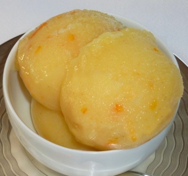 Sorbet à l'orange Magimix.