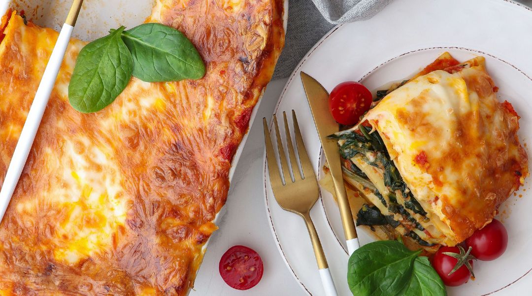 Spinach lasagna