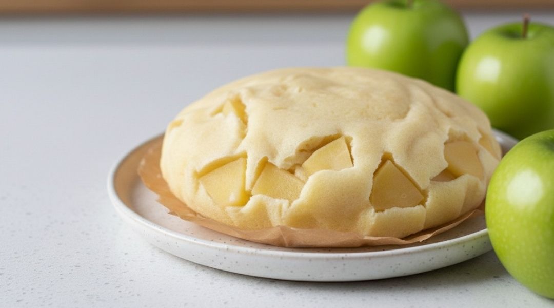 Gâteau aux pommes cuit à la vapeur