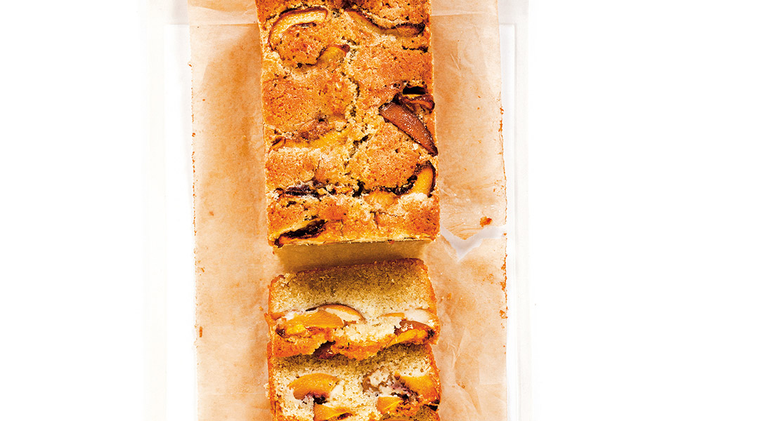 Gâteau aux pêches