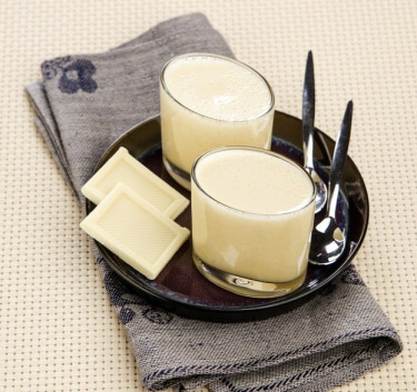 Mousse au chocolat blanc Magimix.