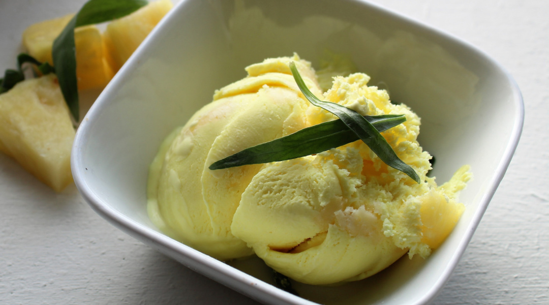 Glace à l'estragon