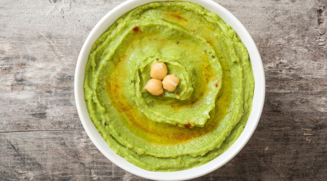 Houmous aux fanes de carottes