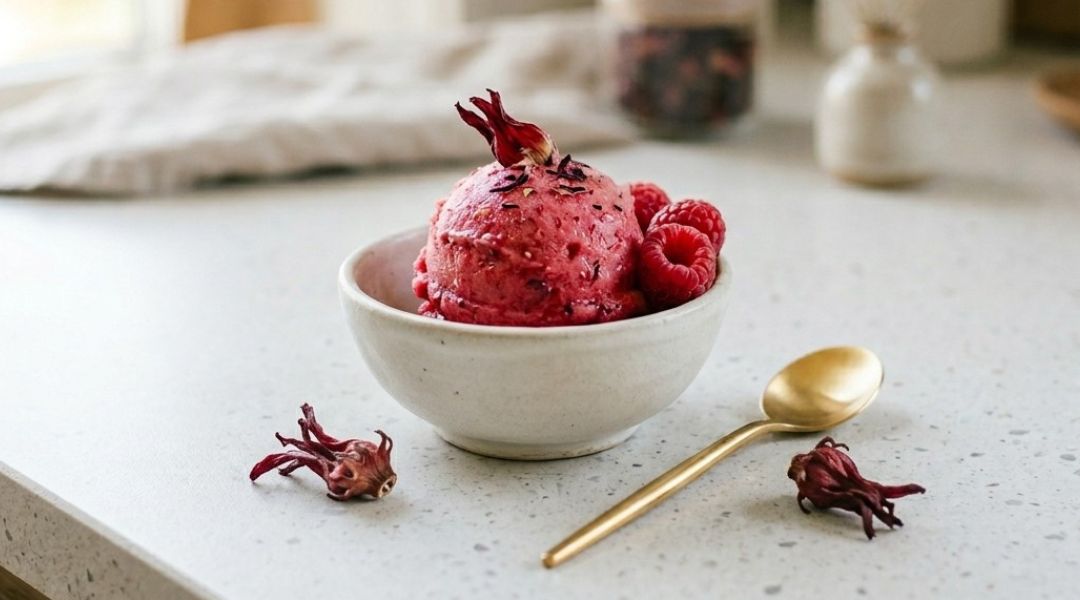Sorbet framboise & hibiscus