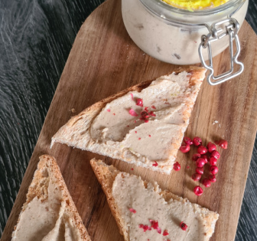 Pâté vegan de type foie gras Magimix.