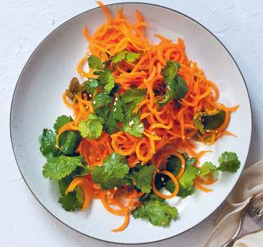 Salade asiatique carotte-gingembre Magimix.