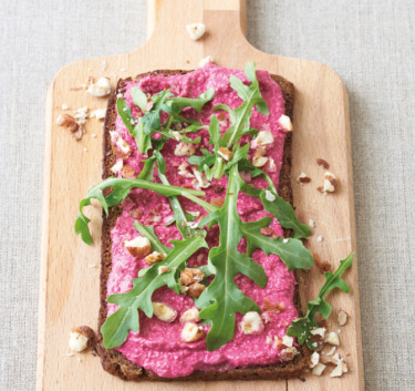 Tartines betterave chèvre frais Magimix.