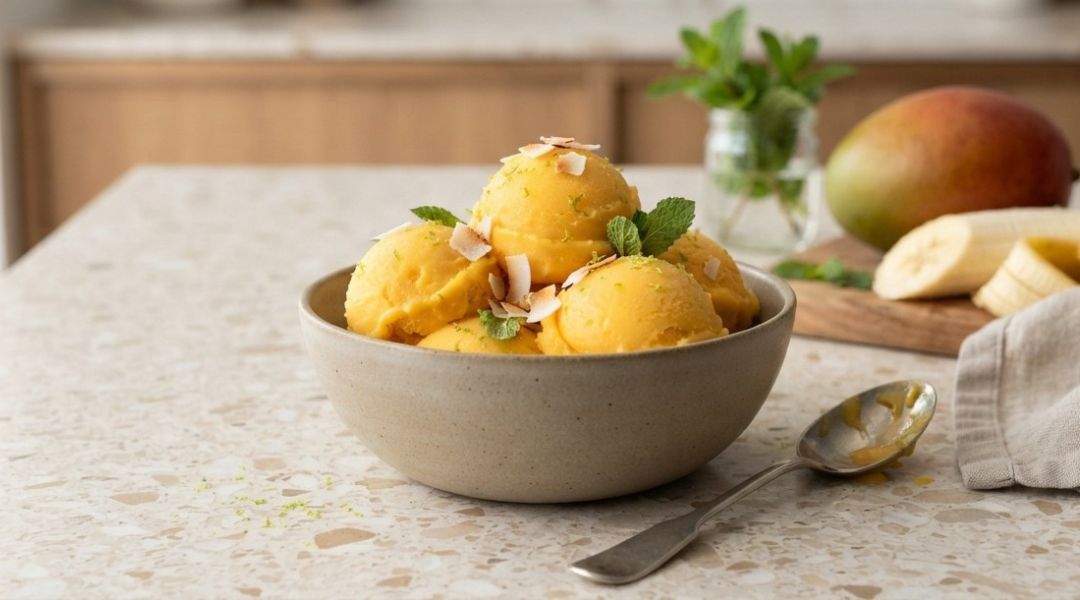 Sorbet mangue-banane