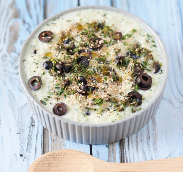 Tzatziki au thym et aux olives Magimix.