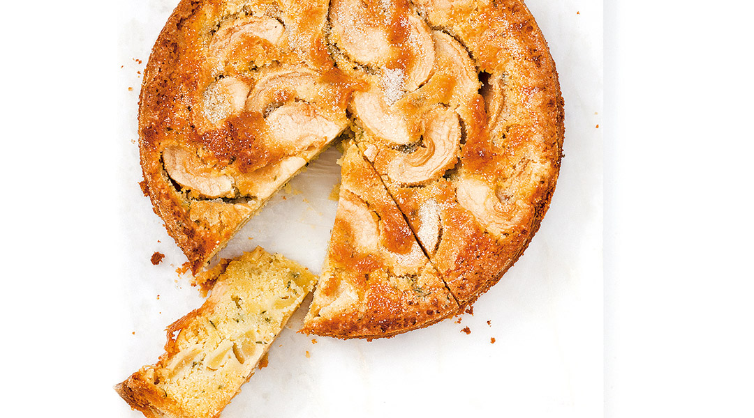 Gâteau aux pommes & au thym