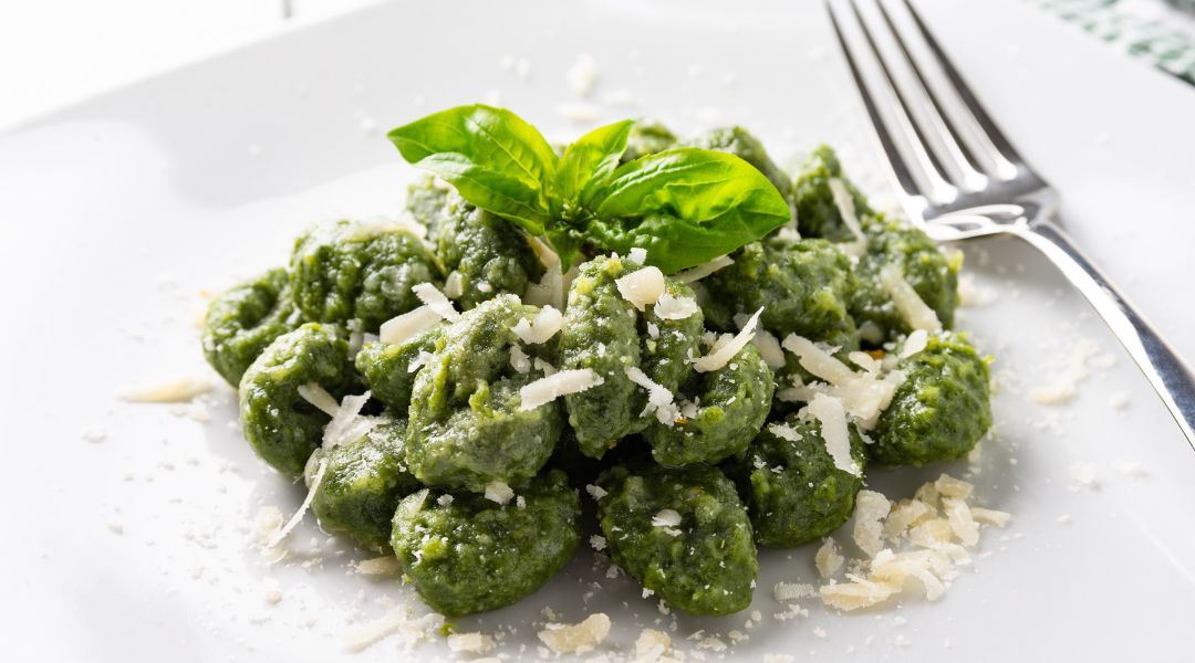 Spinach gnocchi