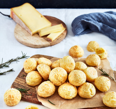 Gougères au beaufort Magimix.
