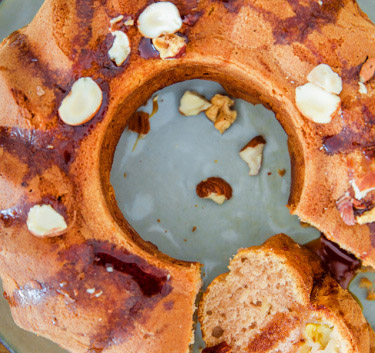 Gâteau pommes et crème de marrons Magimix.
