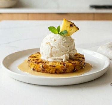 Piña Colada Ice Cream Magimix.