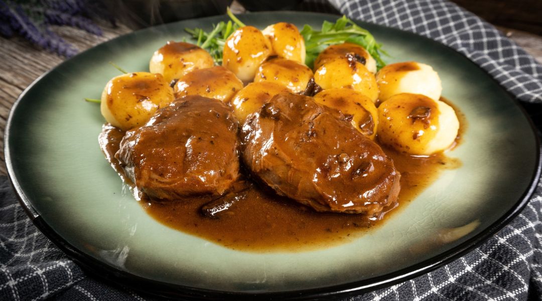 Joues de porc confites -cidre & miel
