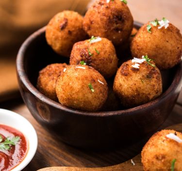 Boulettes poulet et cœur cheesy Magimix.