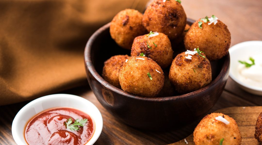 Boulettes poulet et cœur cheesy