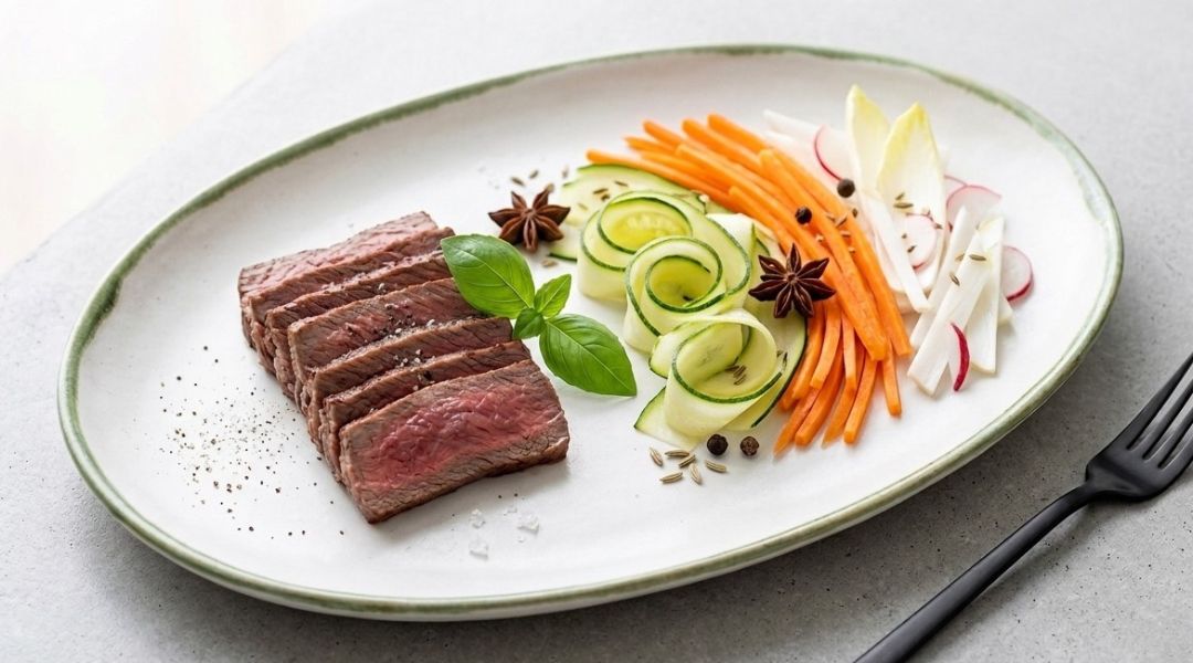 Bœuf ficelle aux légumes