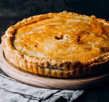 Tourte pommes de terre et raclette Magimix.