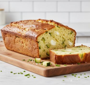 Cake aux courgettes et chèvre frais Magimix.