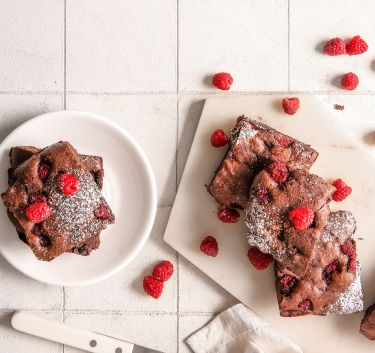 Moelleux chocolat-framboises Magimix.