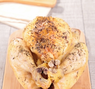 Poulet à la vapeur d'herbes Magimix.