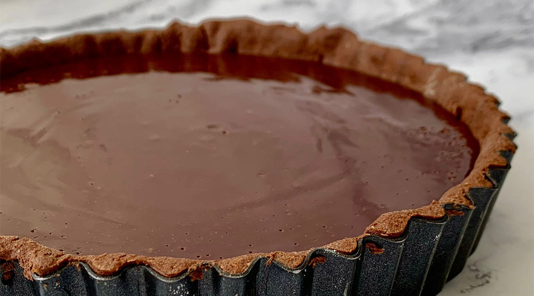 Tarte tout chocolat