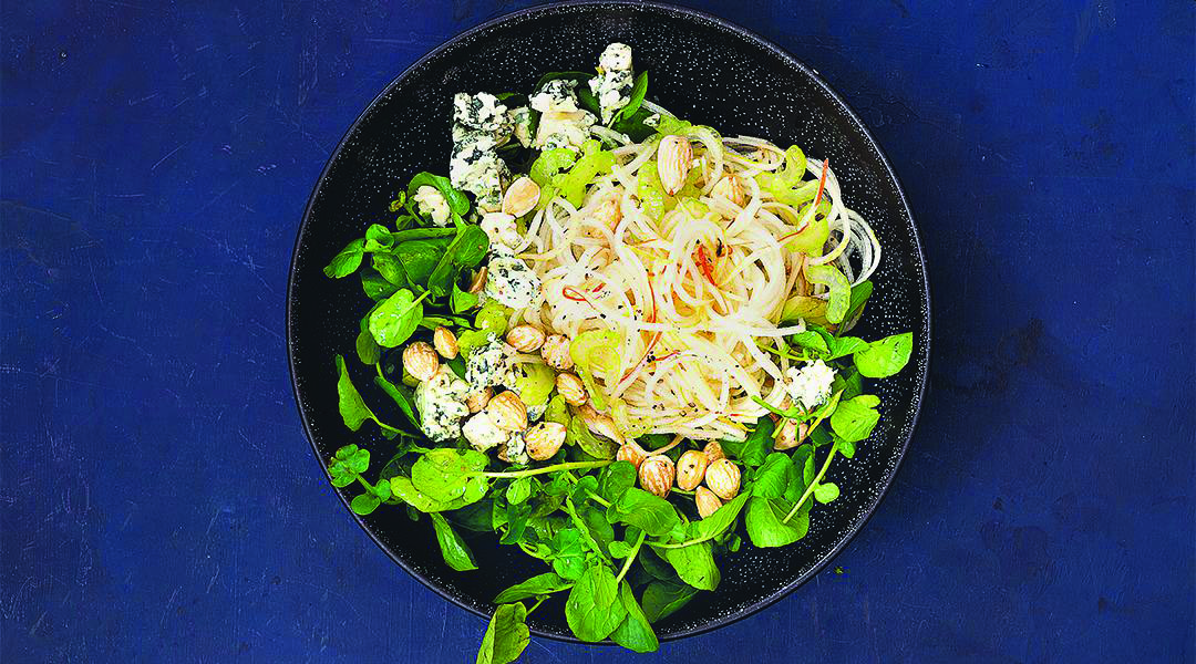 Poires au bleu & amandes
