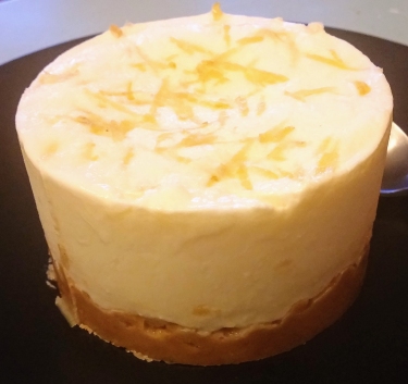 Cheesecake glacé au citron glacé Magimix.