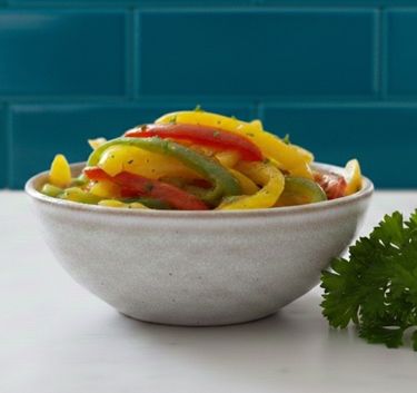 Salade de poivrons marinés Magimix.