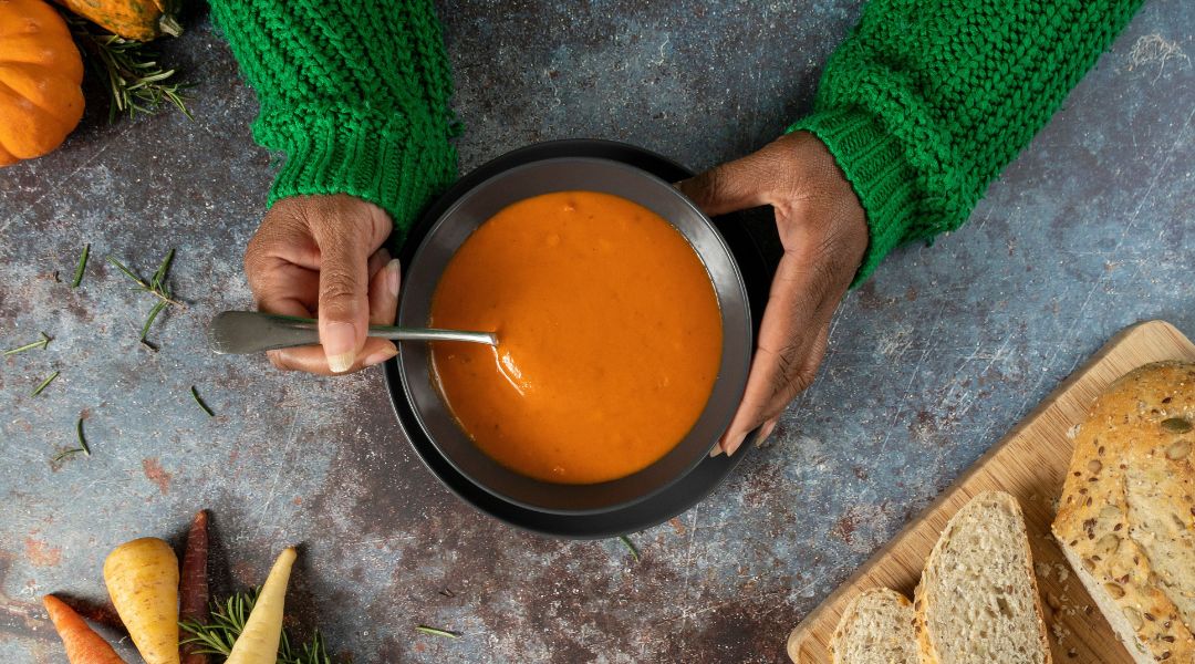 Velouté carottes et châtaignes