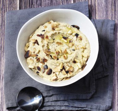 Houmous au soja aux amandes grillées Magimix.