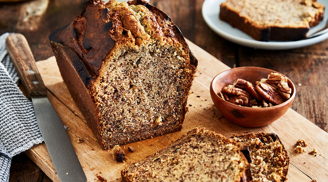 Banana and pecan bread
